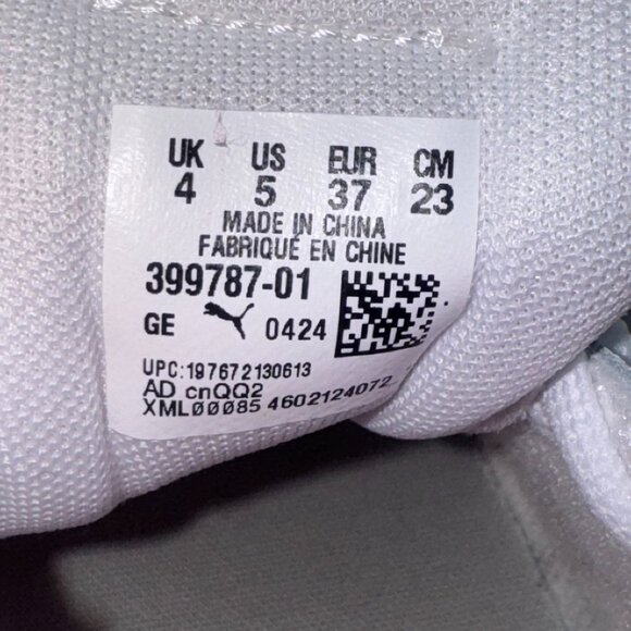 PUMA Womens Carina Street Floral Lace Up Sneakers Shoes Casual White Pink Sz 5 - Picture 11 of 14